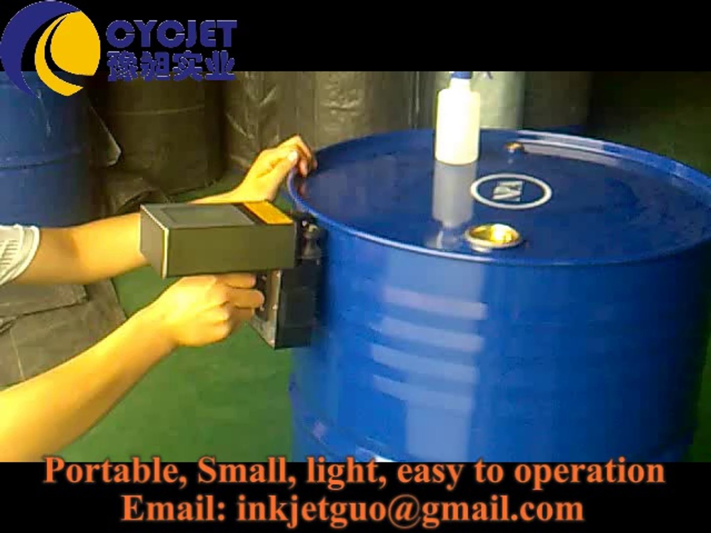 ⁣ATL360 Oil drum handheld coding machine/bucket hand coding equipment/batch code hand printer/inkjet 