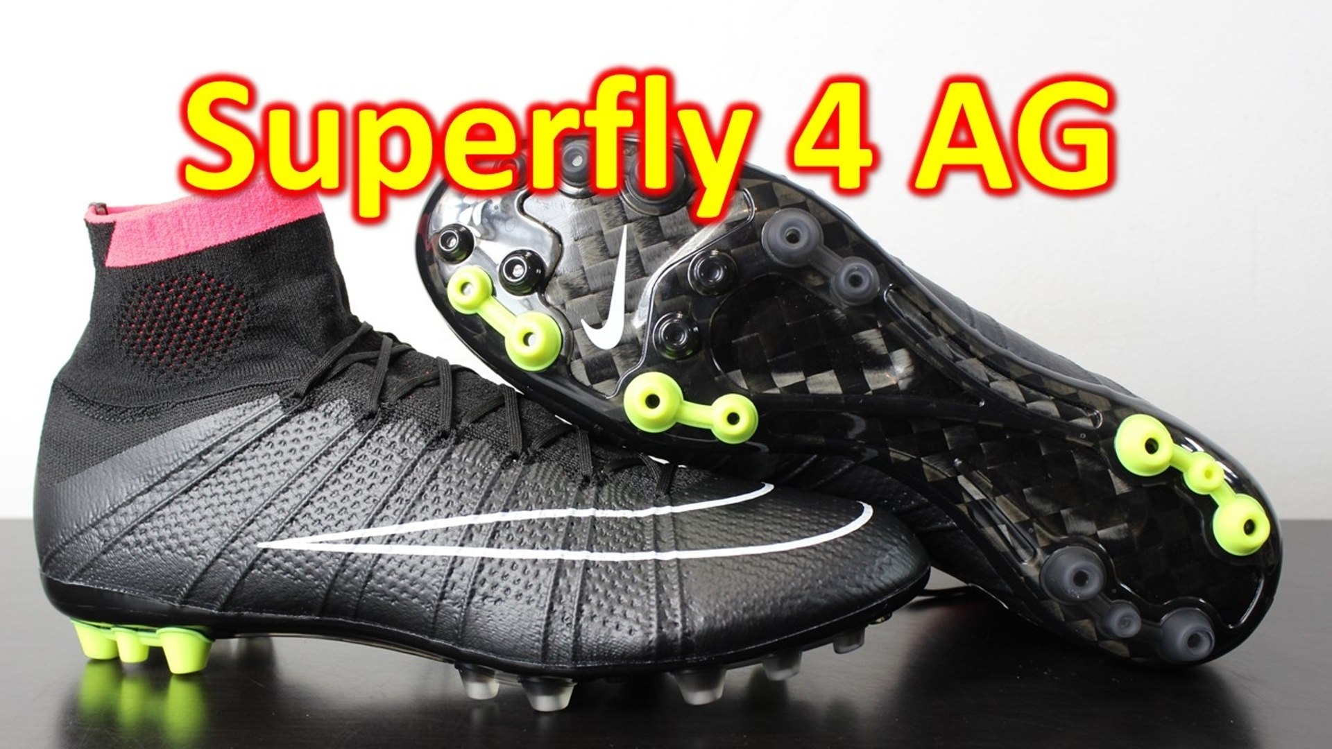 Nike Mercurial Superfly 4 AG Stealth Pack Unboxing & On Feet - video  Dailymotion