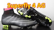 Nike Mercurial Superfly 4 AG Stealth Pack Unboxing & On Feet