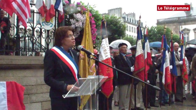 Morlaix. Hommage aux victimes de la Seconde Guerre mondiale