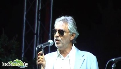 LA VOCE DI ANDREA BOCELLI "INFIAMMA" ISCHIA
