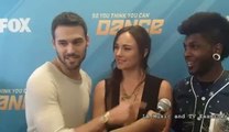 Ryan Guzman, Briana Evigan, Cyrus  Spencer of Step Up All In Interview at So You Think You Can Dance