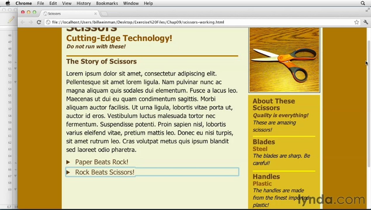 52 - Creating collapsible details