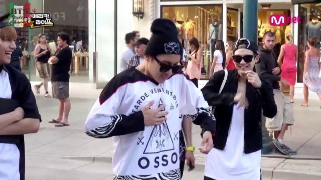 [SUB ITA] Scene Inedite - BTS American Hustle Life ep 1 - J-Hope vs un ballerino di strada americano