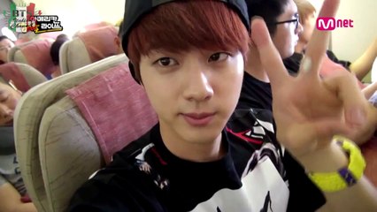 [SUB ITA] Scene Inedite - BTS American Hustle Life ep 1 - I BTS in volo verso Los Angeles - Cam di Jin