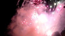 Féria Alès 2014 Pégoulade aux Arènes du Tempéras et feu d'artifice pour clôturer la soirée