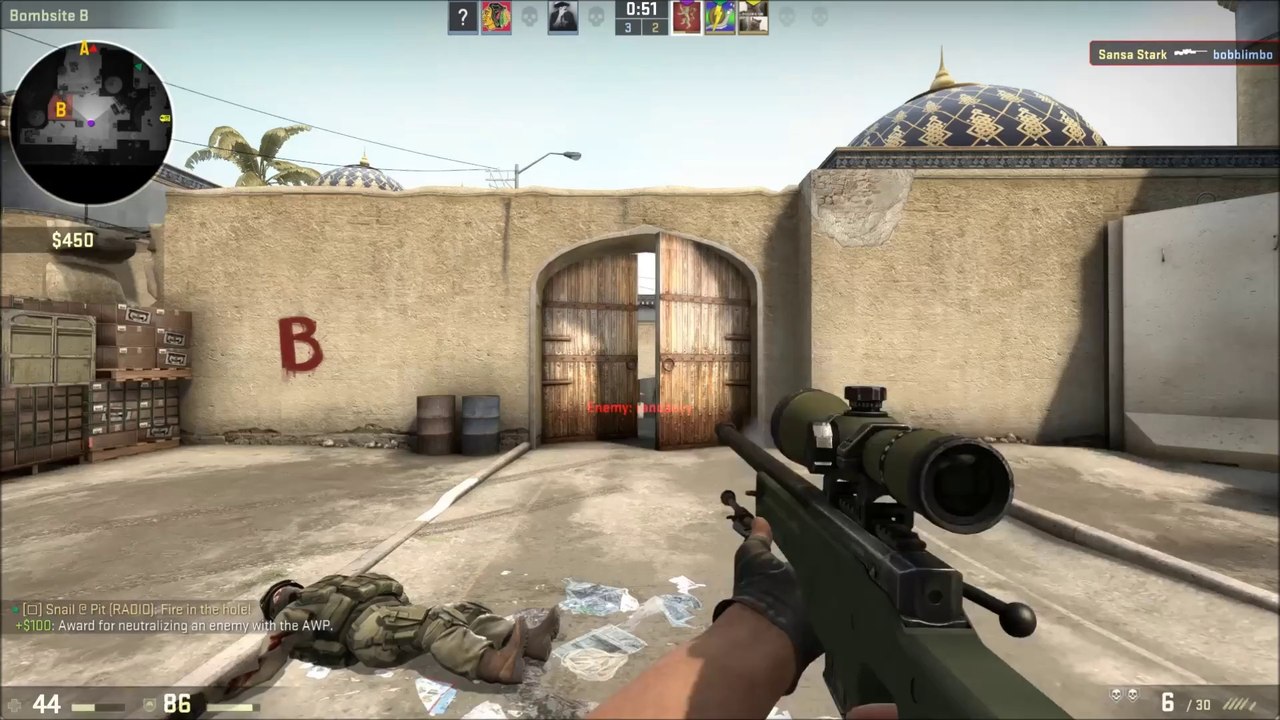 AWP ace again!