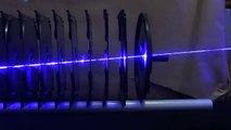 2W 445nm Blue Laser versus 11 CD cases