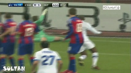 هدف مباراة سسكا موسكو والانتر 0-1 .. مباراة الاياب ..