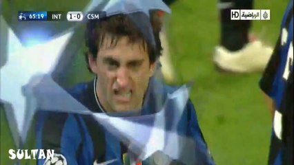 هدف مباراة الانتر وسسكا موسكو .. مباراة الذهاب ..