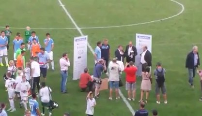 Lazio batte Amburgo 2 a 0 e alza la Coppa in palio.