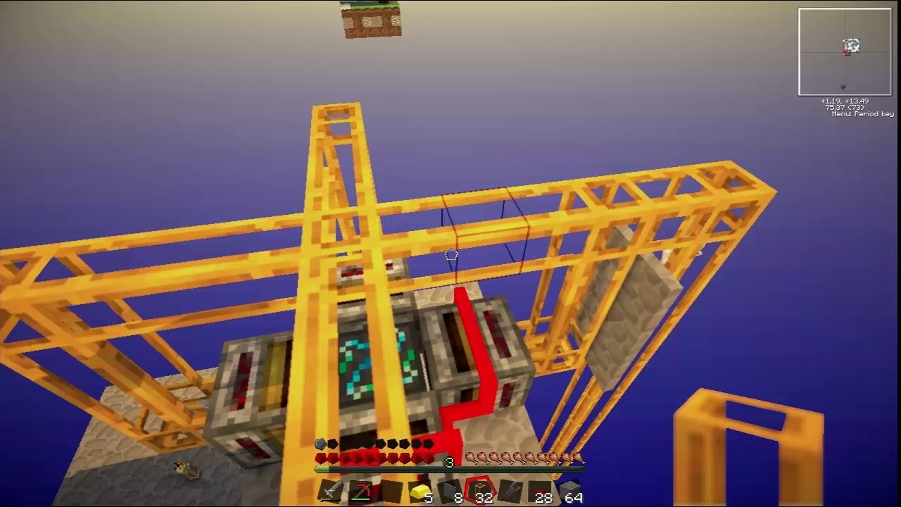 Lets Play MInecraft Texxit Skyblock Maschine Fertig! 009 [Deutsch]