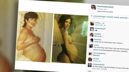 Kourtney Kardashian partage une photo nue