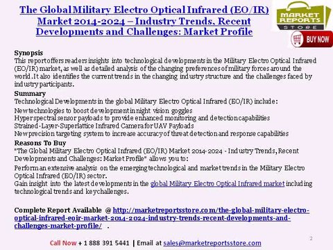 Military Electro Optical Infrared Market: Global Forecasts to 2024 by Size, Share, Trends and Growth