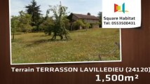 A vendre - Terrain - TERRASSON LAVILLEDIEU (24120) - 1 500m²