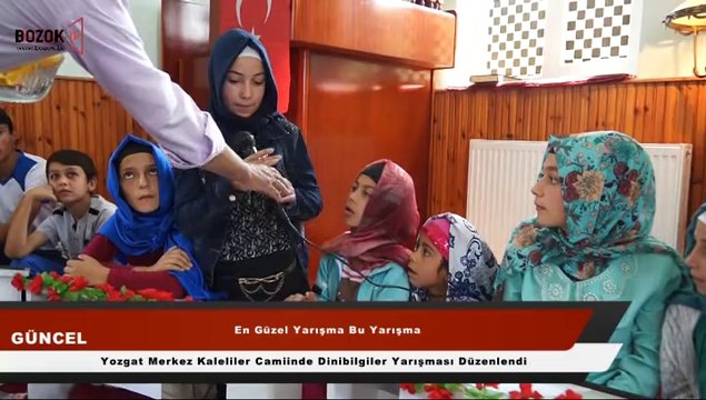 KALELİLER CAMİ DİNİ BİLGİLER YARIŞMASI