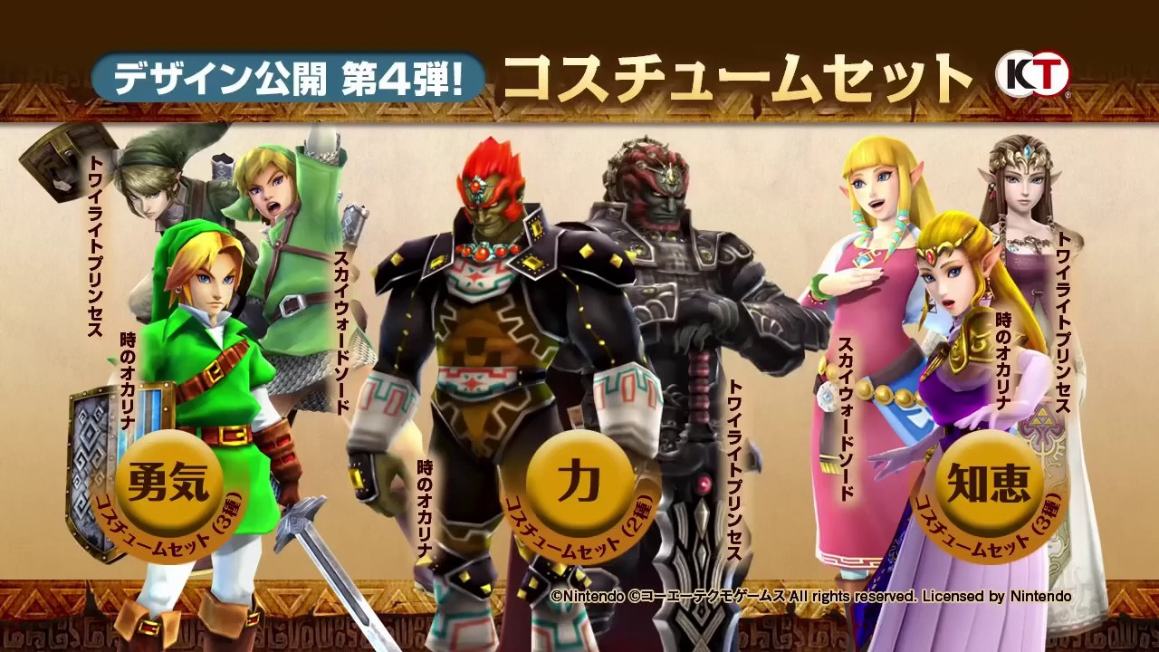 Hyrule Warriors - Les costumes alternatifs de Ganondorf (DLC)