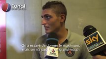 Reims / PSG - La réaction de Marco Verratti
