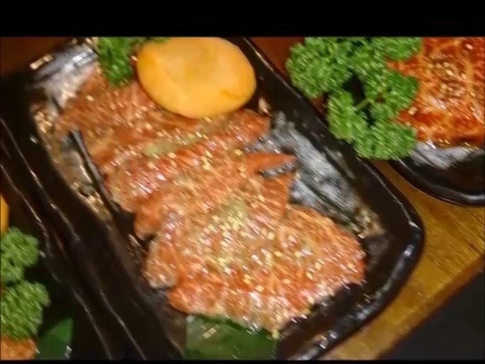 　I've come up with the broadcast of the OP's Onsokumaru.　It is the image of sushi and grilled meat.