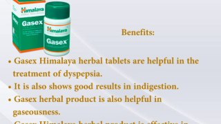 Gasex syrup is for its use in expelling digestive gas - onlyherbalpills