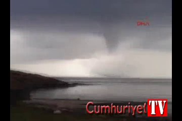 Sarıyer açıklarında hortum