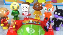 anpanman toys cartoon アンパンマン　おもちゃでアニメｗｗ　ミニサッカー対決！