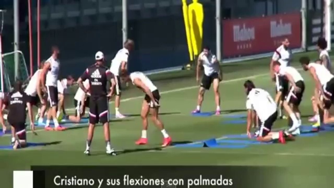 Push-ups με παλαμάκια από Κριστιάνο Ρονάλντο!