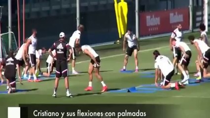 Push-ups με παλαμάκια από Κριστιάνο Ρονάλντο!