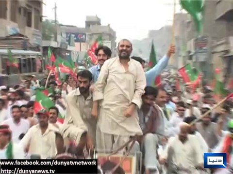 PTI takes out motorcycle rallies in KP different cities