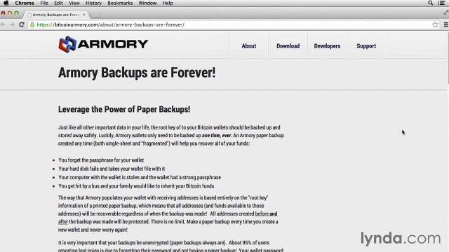 12. Protecting your bitcoin and using paper wallets