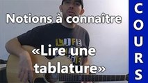 Cours Guitare N°2b - Lire une tablature