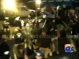 Exclusive Footage of Clash Between Police and PAT Workers