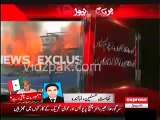 PAT Workers burnt 8 Punjab Police Mobiels