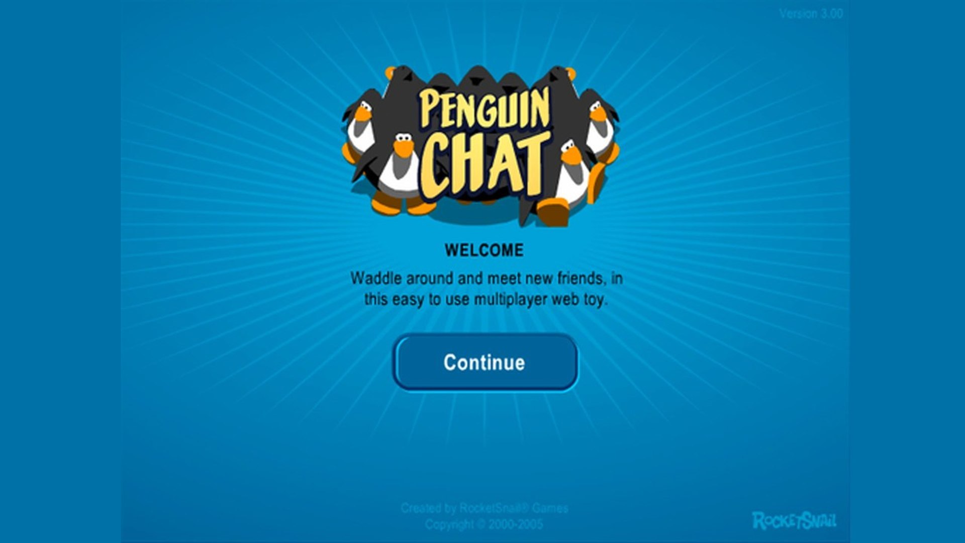 ⁣Club Penguin: Penguin Chat 3 Website