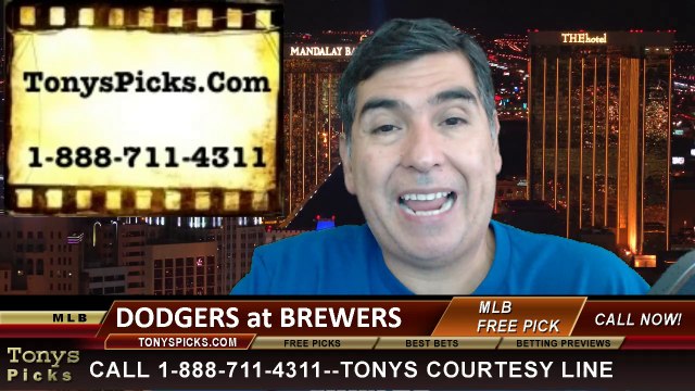 MLB Pick Milwaukee Brewers vs. LA Dodgers Odds Prediction Preview 8-9-2014