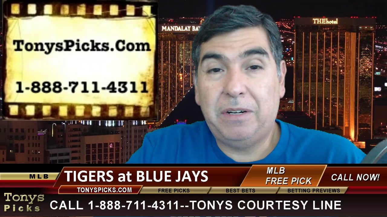 MLB Pick Toronto Blue Jays vs. Detroit Tigers Odds Prediction Preview 8-9-2014
