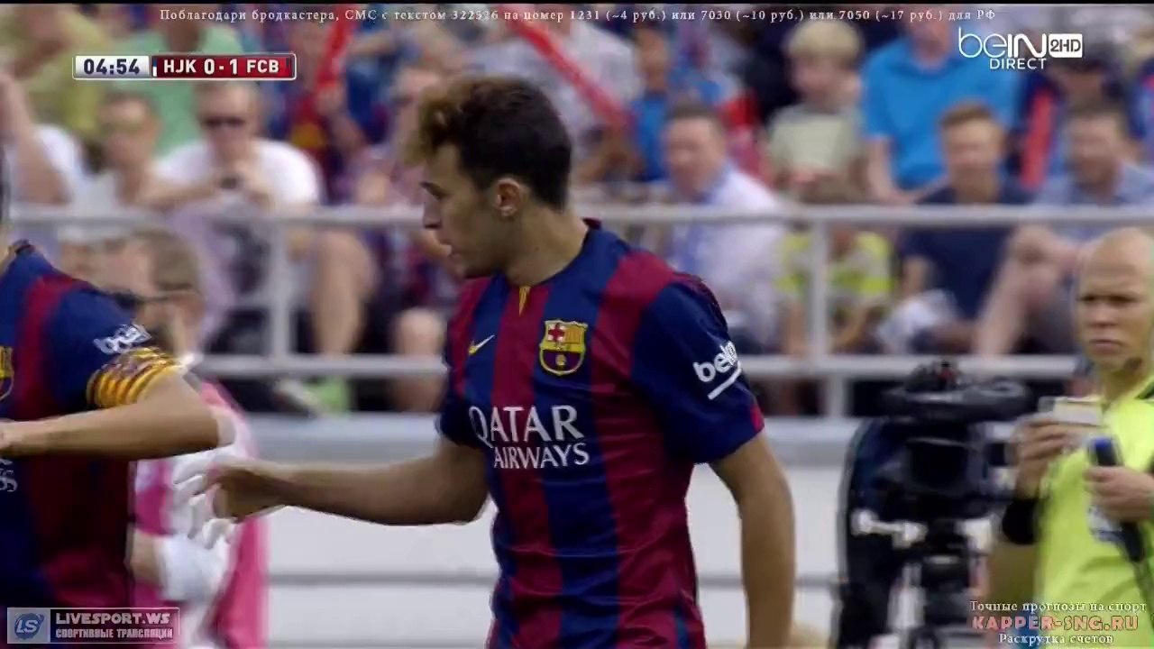 Munir goal (HJK Helsinki 0-1 FC Barcelona) HD