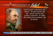 Fidel Castro firma un manifiesto en defensa de Palestina