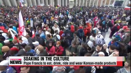 Companies prepare to give Pope Francis a truly 'made in Korea' experience