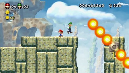 New Super Mario Bros. U - Route de l'étoile - 9-6 : Vallée enflammée