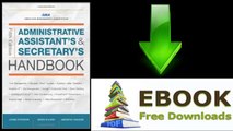 [Download eBook] Administrative Assistant’s and Secretary’s Handbook by James Stroman