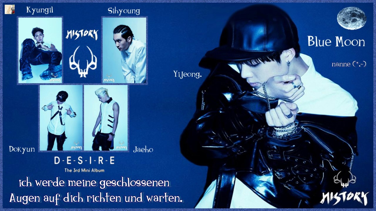 History - Blue Moon  k-pop [germen sub] Mini Album – DESIRE
