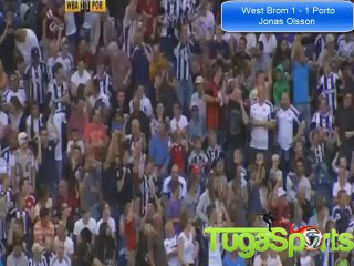 West Brom 1-1 Porto Goal Jonas Olsson