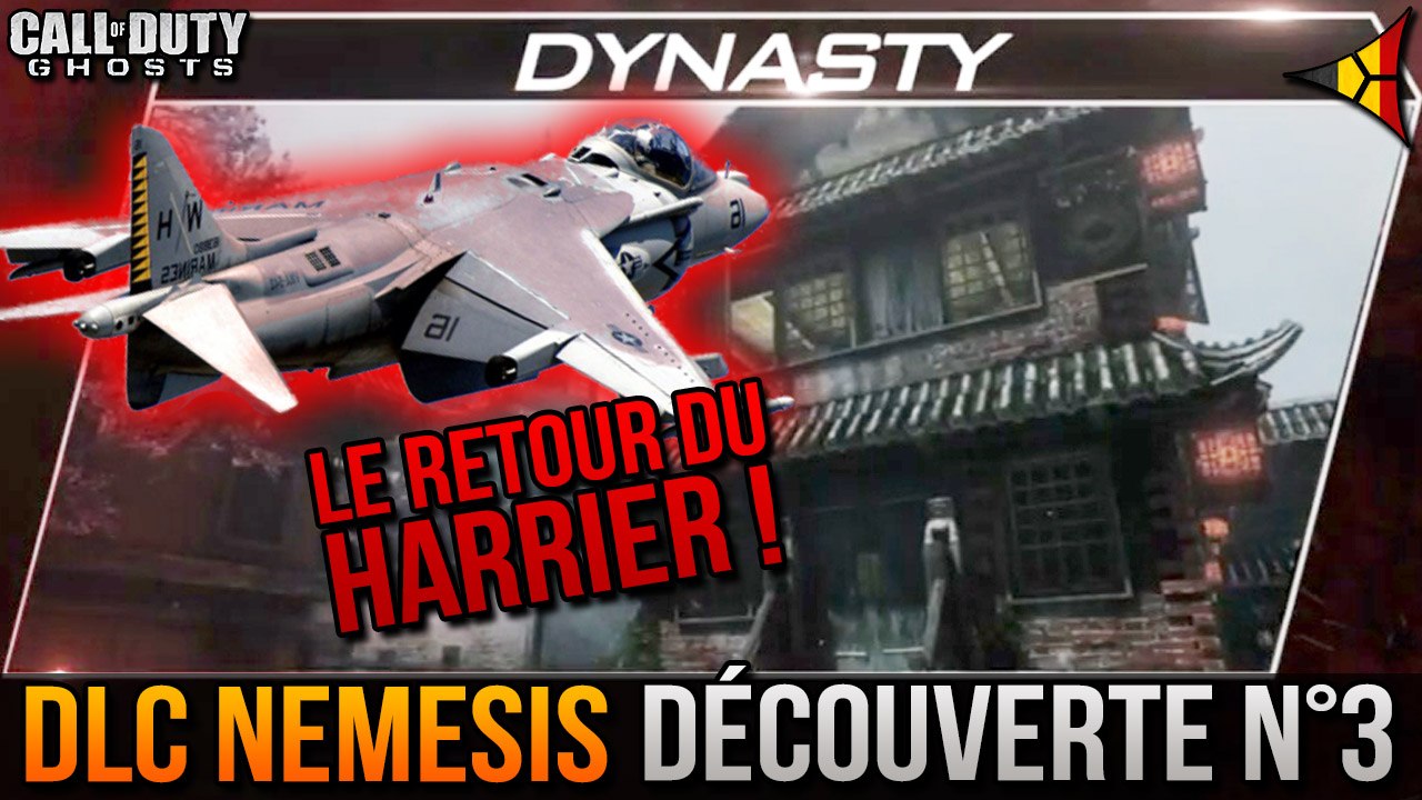 Ghosts // Découverte de DYNASTY + Le retour du HARRIER de MW2 ! DLC Nemesis | FPS Belgium