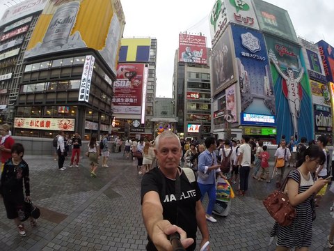 360° sur le pont de Namba
