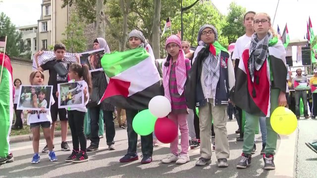 Quelques centaines de manifestants pro-Gaza rassemblés à Paris