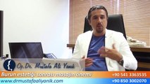 Op. Dr. Mustafa Ali Yanık burun estetiği sonrası masajın önemi ?
