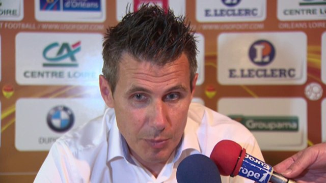 Conférence de presse US Orléans - AS Nancy-Lorraine (0-1) : Olivier FRAPOLLI (USO) - Pablo CORREA (ASNL) - 2014/2015