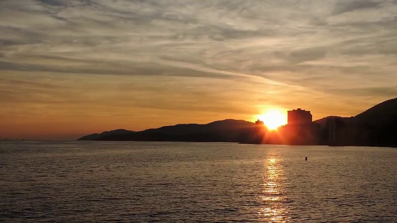 Sunset over the Salish Sea (august 8,2014)