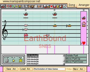 Evolution of Video Games Epic Medley (Made in Mario Paint Composer)